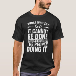 木工 大工 木工仕事 邪魔しないで ください Tシャツ