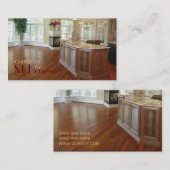 木工、建築工場、木材床 名刺 (正面/裏面)