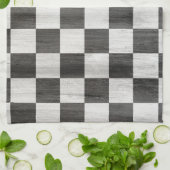 木市松模様に型 キッチンタオル (折り畳み)