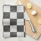 木市松模様に型 キッチンタオル (四つ折り)