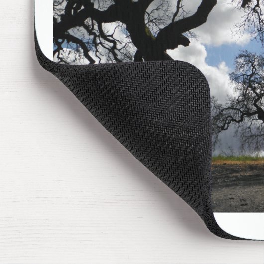 木幽霊のよく出るの美しい自然風景写真 マウスパッド (コーナー)