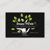 木広告切りサービス会社 名刺 (裏面)