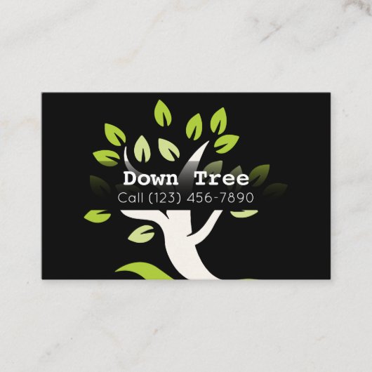 木広告切りサービス会社 名刺 (正面)