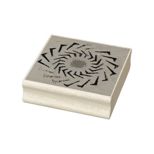 木彫りの画印 ラバースタンプ (スタンプ)