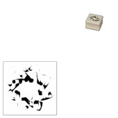 木彫りの画印 ラバースタンプ (押印)