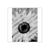 木彫りスタンプひまわり ラバースタンプ (インプリント)