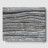 木彫りハート素朴結婚ズ ゲストブック (裏面)