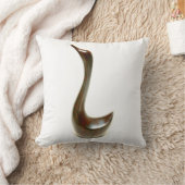 木彫りモダンの鳥枕 クッション (ブランケット)