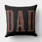 木彫り文字パパ |父の日 クッション (裏面)