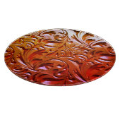 木彫り木目の外観エレガント抽象芸術 カッティングボード (角)