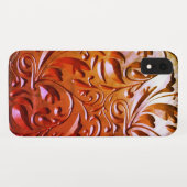 木彫り木目の外観エレガント抽象芸術 Case-Mate iPhoneケース (裏面(横))