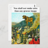 木彫り画像 ポストカード (正面/裏面)