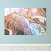 木彫り キャンバスプリント (インサイチュ (ウッドフロア))