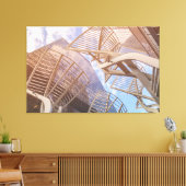 木彫り キャンバスプリント (インサイチュ (リビング))