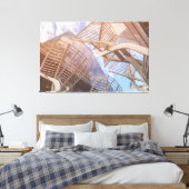 木彫り キャンバスプリント (インサイチュ (寝室))