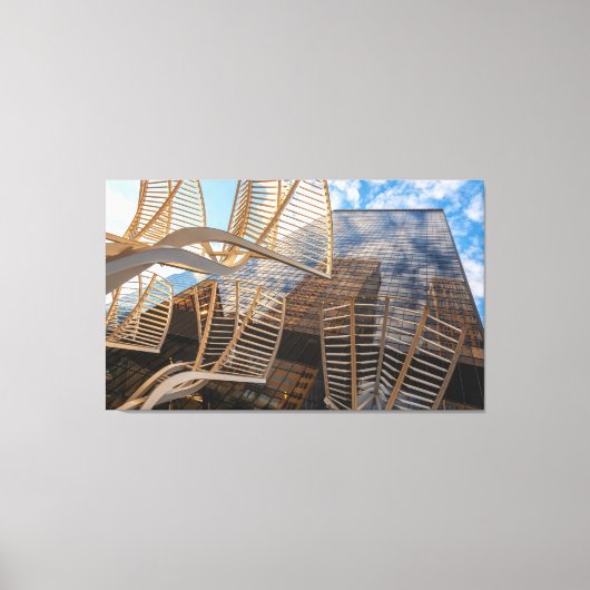 木彫り キャンバスプリント (正面)