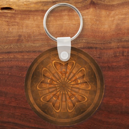 木彫り キーホルダー (裏面)