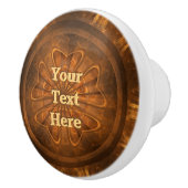 木彫り セラミックノブ (右)