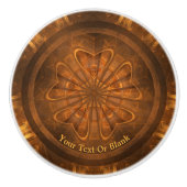 木彫り セラミックノブ (正面)