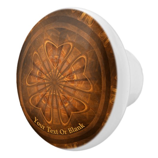 木彫り セラミックノブ (右)