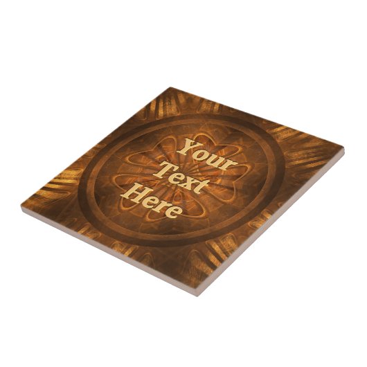 木彫り タイル (側面)