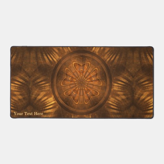 木彫り デスクマット (正面)
