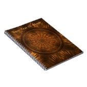 木彫り ノートブック (右側)