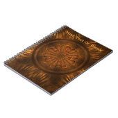 木彫り ノートブック (左側)