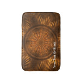 木彫り バスマット (正面縦)