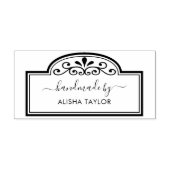 木彫スタンプで手作りするシックな書道の脚本 ラバースタンプ (インプリント)