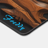 木彫パーソナライズされたパネル卓上マット デスクマット (コーナー)