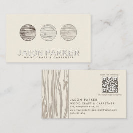 木彫プロフェッショナル大工Qrコード 名刺