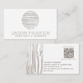 木彫プロフェッショナル大工Qrコード 名刺