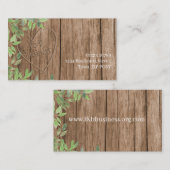 木彫名刺 名刺 (正面/裏面)