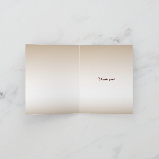 木彫感謝 サンキューカード (内部)