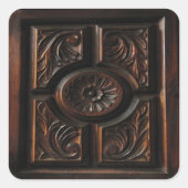 木彫 スクエアシール (正面)