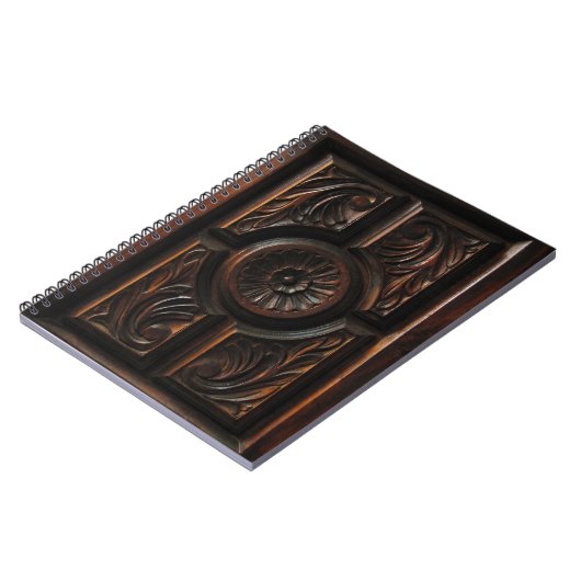 木彫 ノートブック (左側)