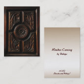 木彫ATC 名刺 (正面/裏面)