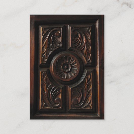 木彫ATC 名刺 (正面)