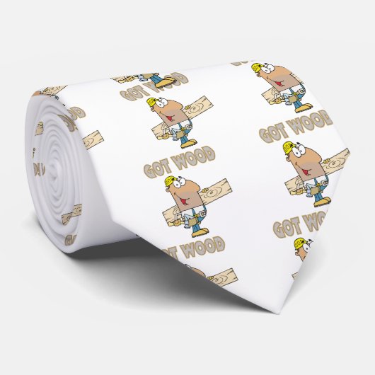 木得大工ユーモアおもしろいデザイン ネクタイ (ロール)