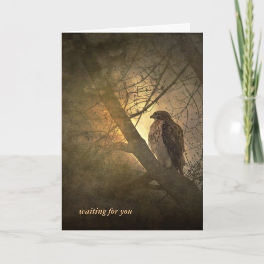 木恋しく思の上で カード (正面)