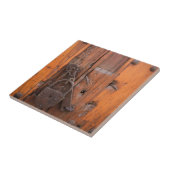 木戸の南京錠 タイル (側面)