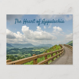 木手による舗装されたパス ポストカード