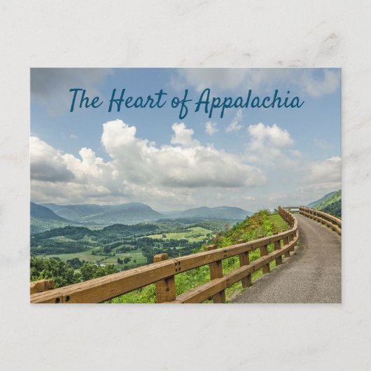 木手による舗装されたパス ポストカード (正面)