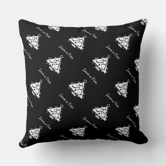 木救のクリスマスツリー クッション (裏面)