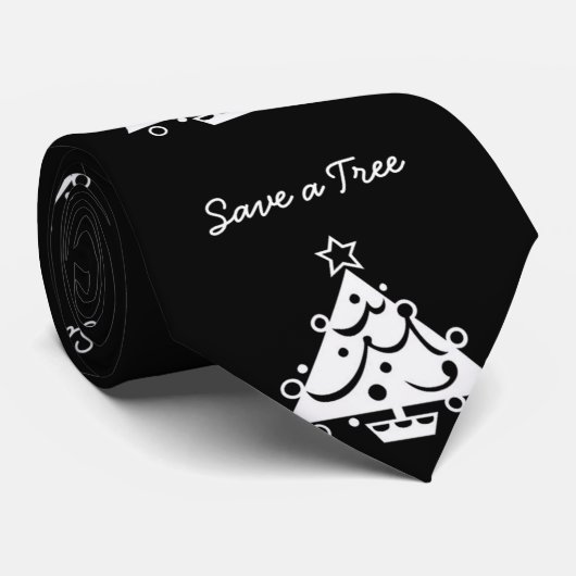 木救のクリスマスツリー ネクタイ (ロール)