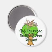 木救のタコ！ マグネット (正面/裏面)