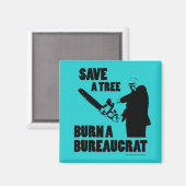 木救を燃やす マグネット (正面/裏面)