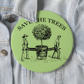 木救ヴィンテージイラストレーションボタン 缶バッジ (インサイチュ)