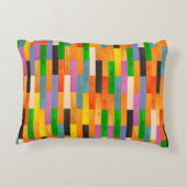 木数々の色の織目木製Mからの寄せ木 アクセントクッション (裏面)